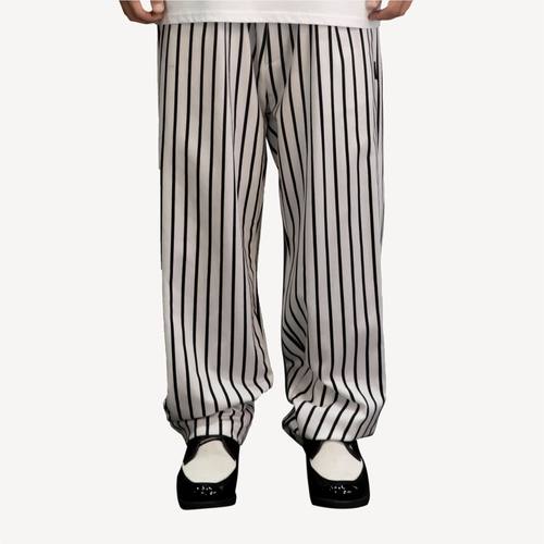 KeepingGear竖条纹西裤PoppinC同款长裤男街舞Locking舞者裤子