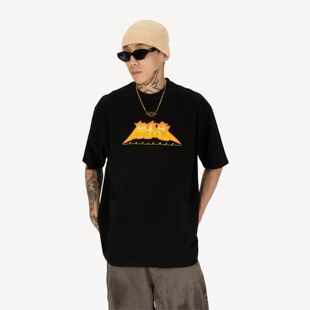 KeepingGear|耐心Patience嘻哈系列 男女同款宽松短袖黑白短袖