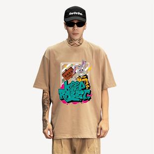 KeepingGear“野蛮生长”新款短袖小领口不变形舒适宽松街头版型