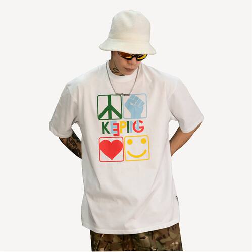 KeepingGear经典招牌logo四色嘻哈四大精神Peace/love/Unity/Fun