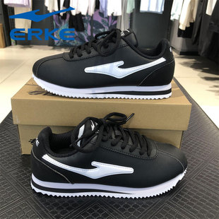 鸿星尔克正品男鞋2023秋冬新款保暖跑步鞋时尚休闲运动阿甘鞋女鞋