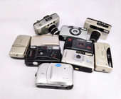 旅拍相机婚纱摄影道具外景创意复古文艺装 饰摆设傻瓜机镜头改微单