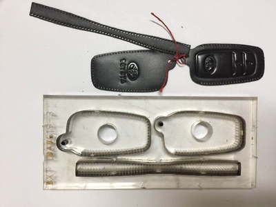 激光刀模透明板亚克力 汽车钥匙包刀模