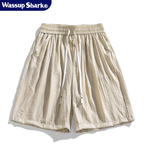 夏季冰丝速干薄款垂坠感休闲短裤