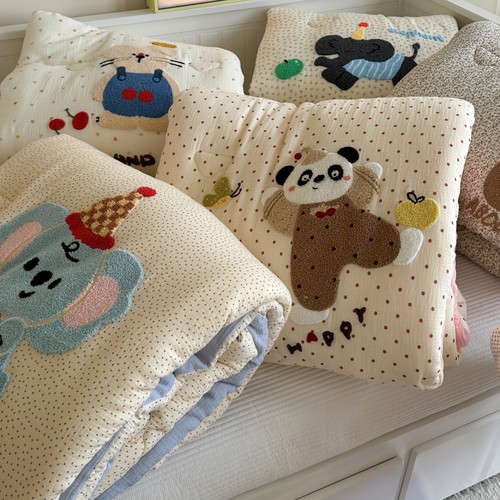 全棉双层纱加厚保暖冬季春秋冬被