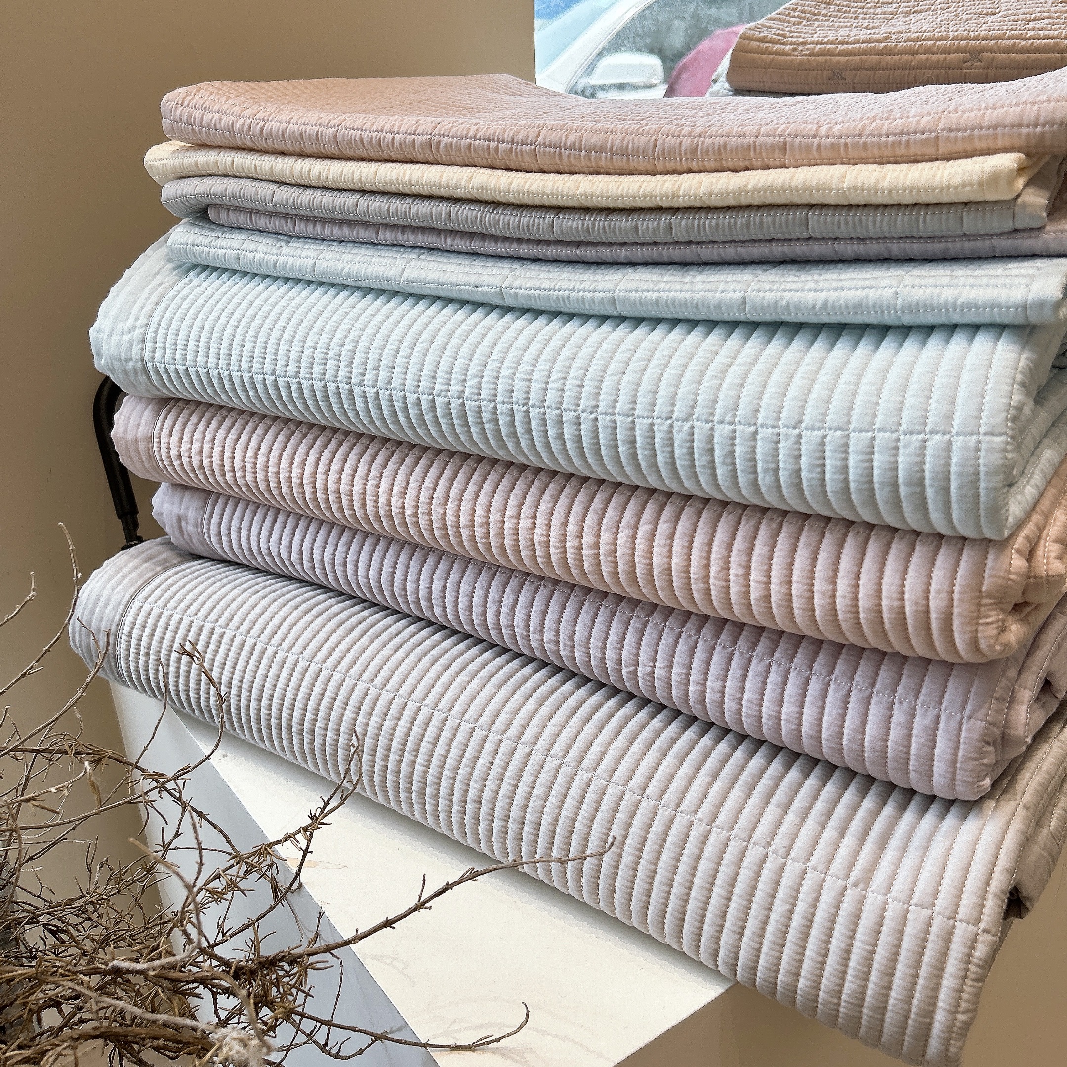 韩国大鹅柔软亲肤兰精天丝棉床盖