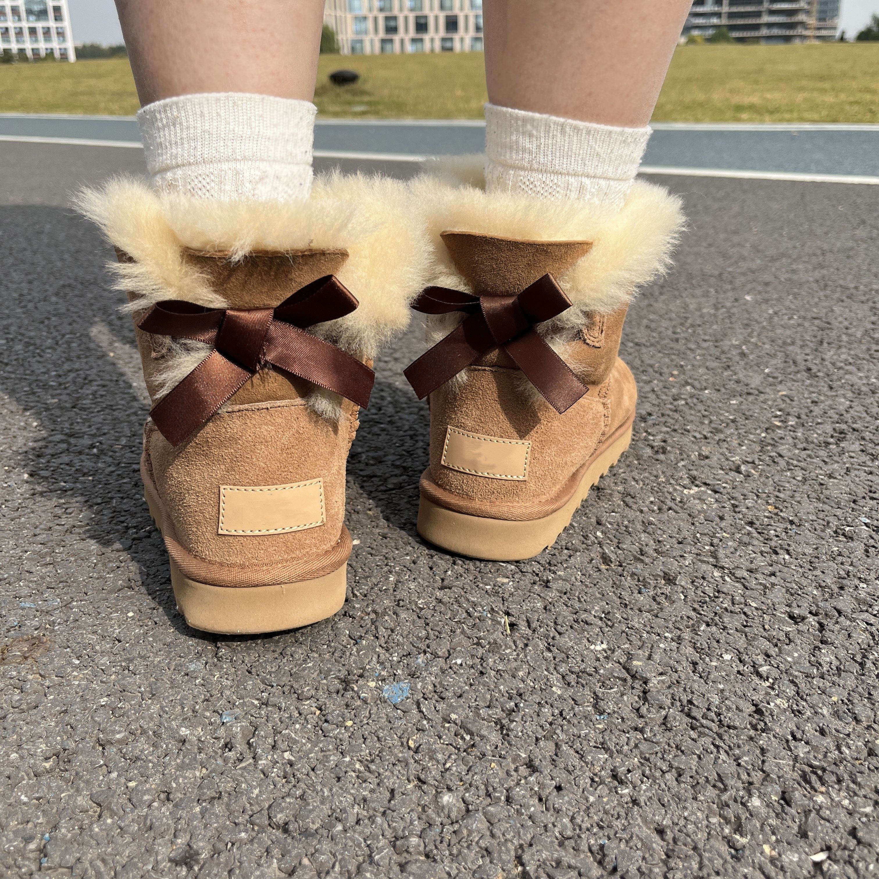 河南桑坡单丝带蝴蝶结羊皮毛一体雪地靴2025冬新款加厚羊毛女靴棉,女鞋,时尚雪地靴,淘宝优惠券,粉丝福利购,淘宝优惠卷