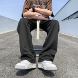 春夏新款薄款潮流直筒休闲百搭宽松男裤1003K232P55，男装休闲裤，星座1003