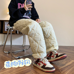 冬季情侣加厚夹棉保暖雪地棉裤1003K333P65图片