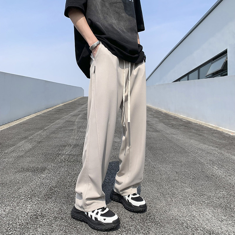 春夏新款薄款潮流直筒休闲百搭宽松男裤1003K232P55,男装休闲裤,星座1003