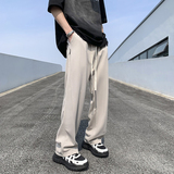 春夏新款薄款潮流直筒休闲百搭宽松男裤1003K232P55，男装休闲裤，星座1003