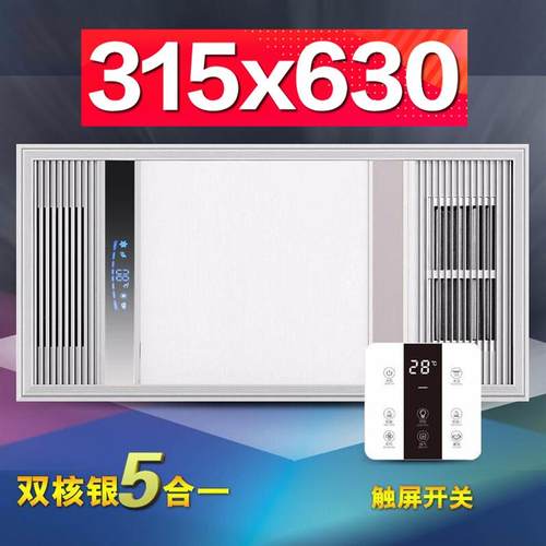 316/630风暖浴霸嵌入无线暖风机