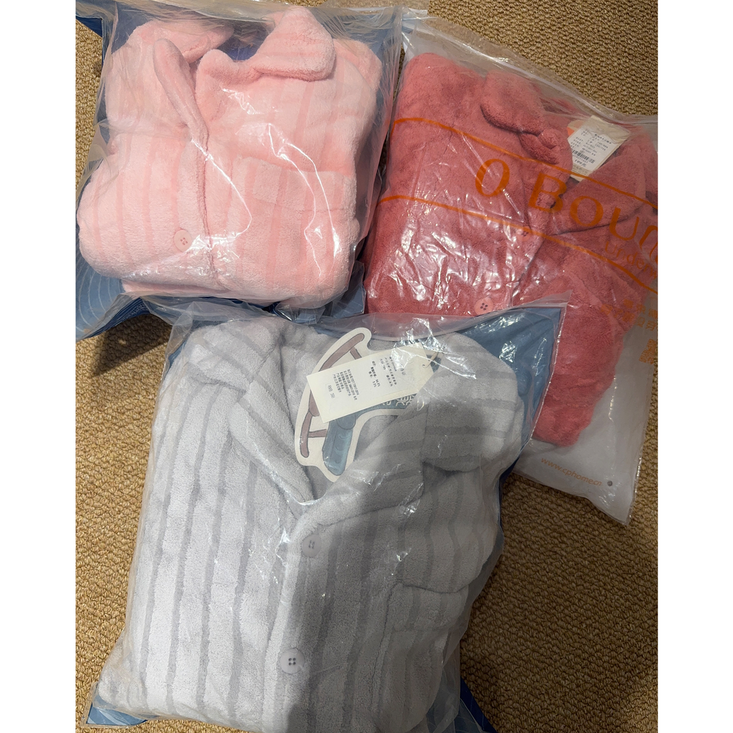 【特价】防静电 云朵触感 温暖加厚绒绒家居套装分体过冬居家睡衣