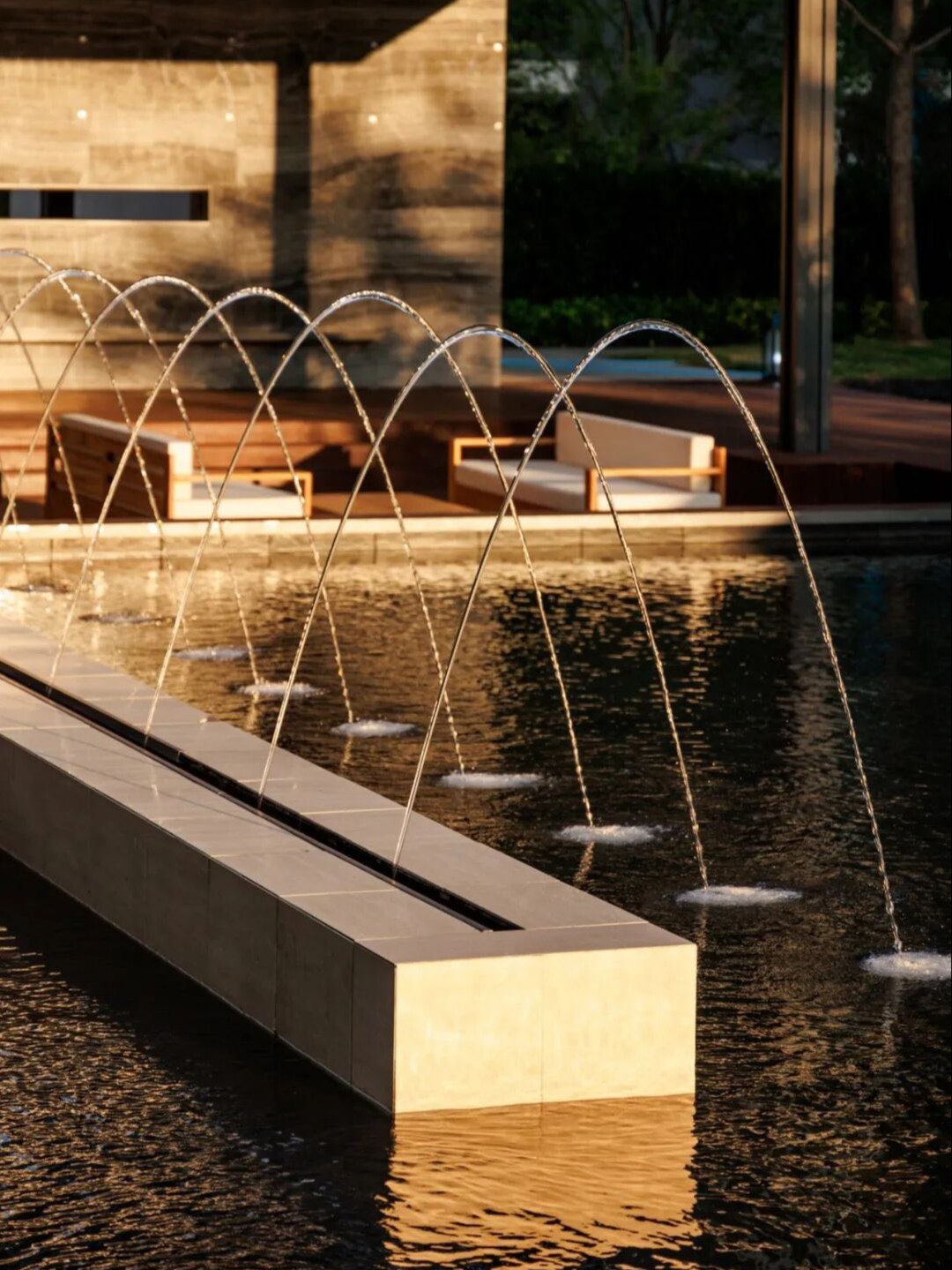 波光音乐喷泉喷头跳泉水景不锈钢水下设备跨度4m适应广场水池公园