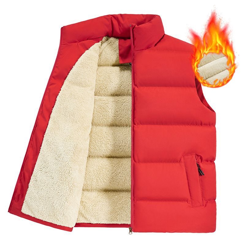 秋冬季立领加绒加厚休闲马甲纯色上衣保暖背心户外运动坎肩外套,男装,常规马甲,淘宝优惠券,粉丝福利购,淘宝优惠卷