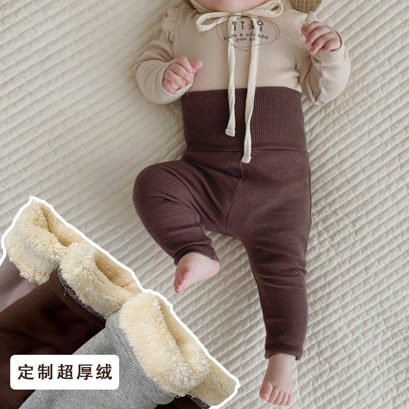 超厚绒ins婴幼儿童高腰护肚裤男女宝宝打底裤棉冬保暖长裤韩版裤1,童装/婴儿装/亲子装,裤子,淘宝优惠券,粉丝福利购,淘宝优惠卷