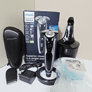 荷兰原装进口飞利浦剃须刀S9000系列S9161 S9311带清洁仓包装破损