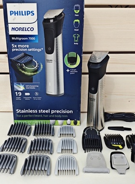 飞利浦理发器修剪器MG7900 7790 5900 7750金属机身全身水洗破损