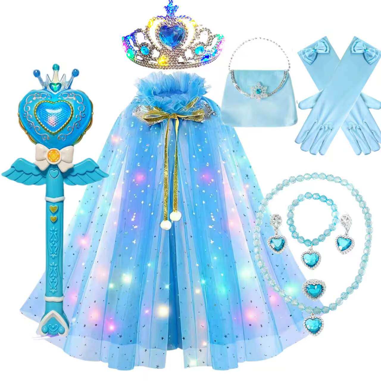 冰雪奇缘艾莎投影音乐魔法棒