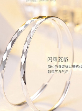 正品999纯银耳环女大圈大耳圈