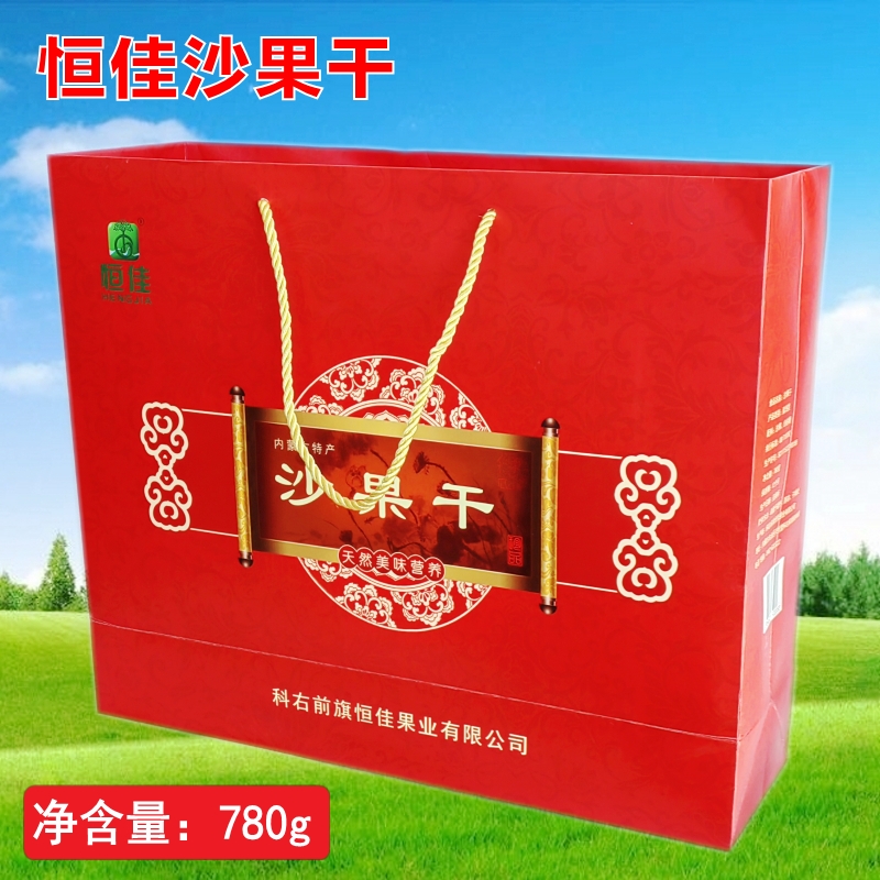 恒佳沙果干大禮盒圓形棱形沙果脯