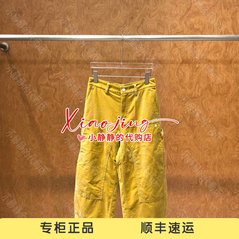 UOOYAA/乌丫2026冬季专柜正品UY26434K134153 绗缝七分伐木裤1999