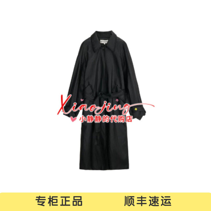 AK70202575-3290 专柜正品2026秋季茧型收腰轻熟通勤风衣