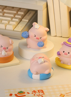 卡通可爱萌宠嘟嘟猪桌面小摆件