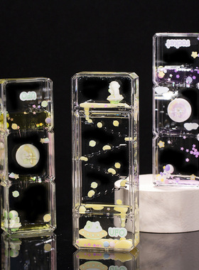 创意星球趣味阶梯油滴宇航员