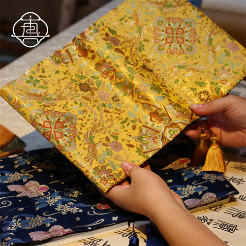 真我金玉满堂非遗宋锦手帐本书衣