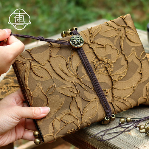 真我铜铃野蝶原创铃铛手帐本书衣