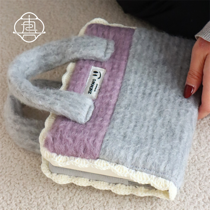 真我芋泥手提原创羊绒A5手帐本