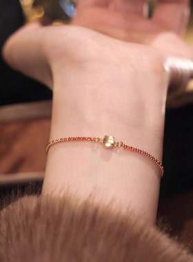 天然水沫玉红绳手链新年鸿运女新中式显白送女友礼物