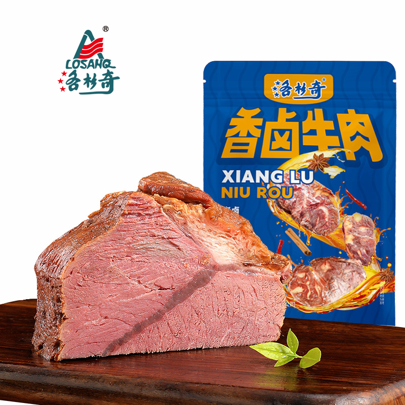 洛杉奇 香卤牛肉200g真空包装熟食酱牛肉小吃河北石家庄零食