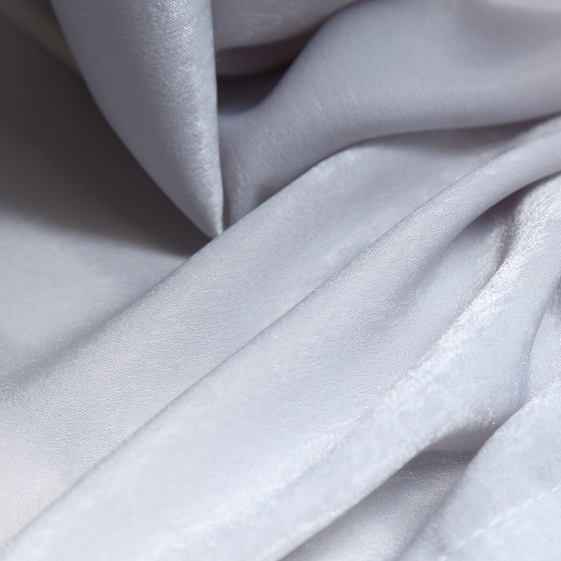 y月珑纱浅灰色纱帘天丝绒半透光不透人沙帘灰色窗帘雪纺纱纱窗窗