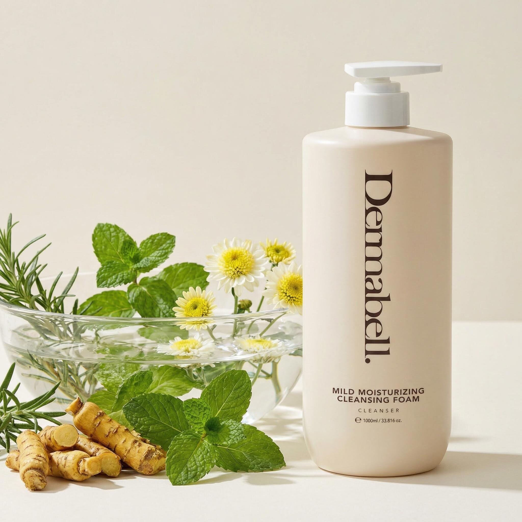 韩国德玛贝尔柔和保湿洁面啫喱弱酸性温和泡沫大瓶美容院用洗面奶