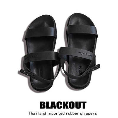 泰国高端品牌BLACKOUT厚底凉拖