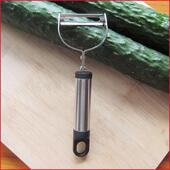 不锈钢厨房削皮刀 软皮水果削皮器 锋利锯齿T型强力刨刀