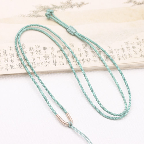 绕香槟金素绳绑蜜蜡无事牌百搭绳