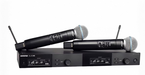 SLXD24D/BETA58A无线麦克风一拖二舞台演出直播话筒真分集话筒