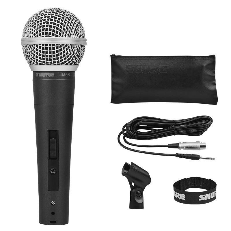 Shure/舒尔 58S专业演出s有线话筒m舞台家用K歌动圈麦直播麦克风 影音电器 麦克风/话筒 原图主图