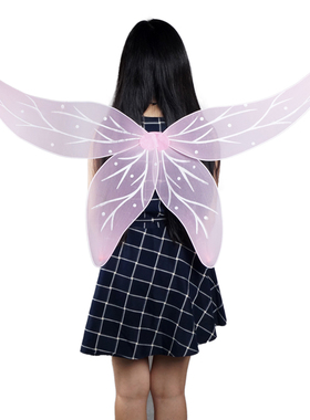 LOVE LIVE妖精觉醒小泉花阳星空凛SR同款cos粉红色蝴蝶翅膀wings