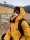 Желтая куртка Camel outdoor millet yellow для мужчин и женщин, три в одном, водонепроницаемая и ветрозащитная альпинистская куртка с защитой от дождя и ветра, трехслойная mini 1