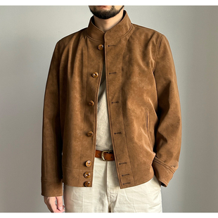 SPEED UP 美式复古1930哥萨克夹克爱因斯坦款皮夹克