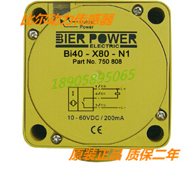 原装全新Bierpower比尔动力接近开关Bi40-X80-N1 质保二年包邮