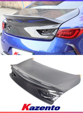 适用英菲尼迪Q60 Infiniti碳纤维改装件 带压尾后备箱盖 后尾厢盖