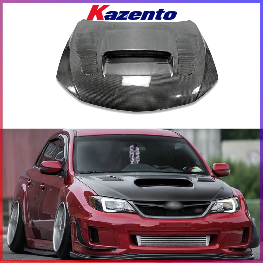 斯巴鲁GRB碳纤维CS款引擎前机盖