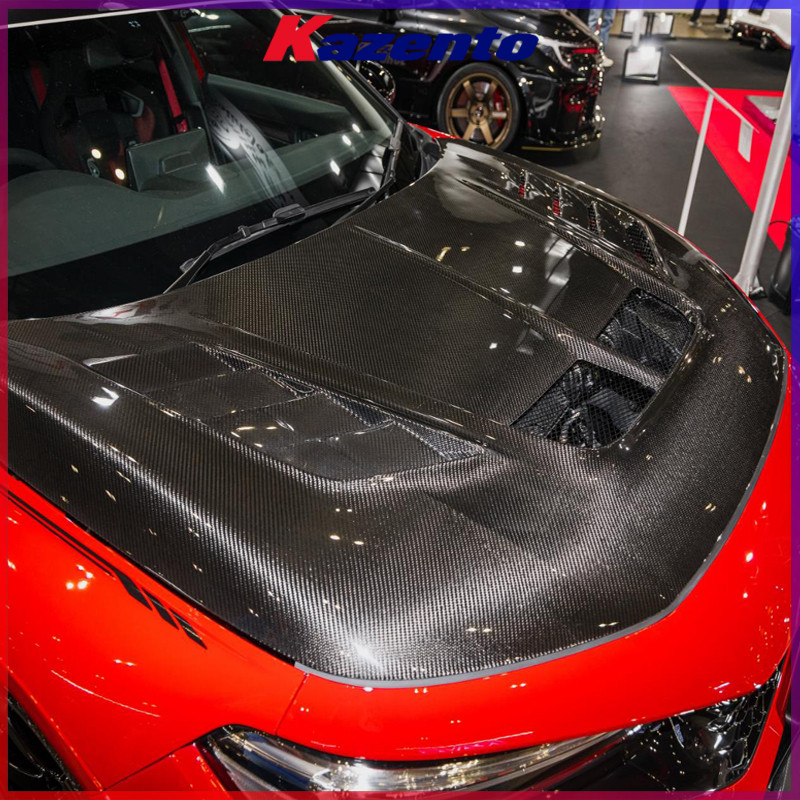 本田FL5碳纤维前机盖VARIS款改装