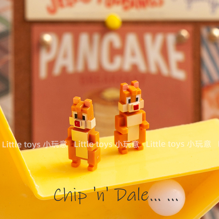 散货像素风花栗鼠手工小号模型