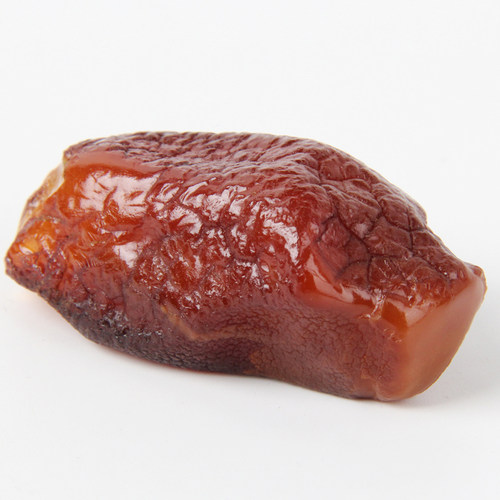 乌克兰天然琥珀蜜蜡原石 吊坠珠子料原矿鸡油黄全皮料手把件 珠宝 - 封面